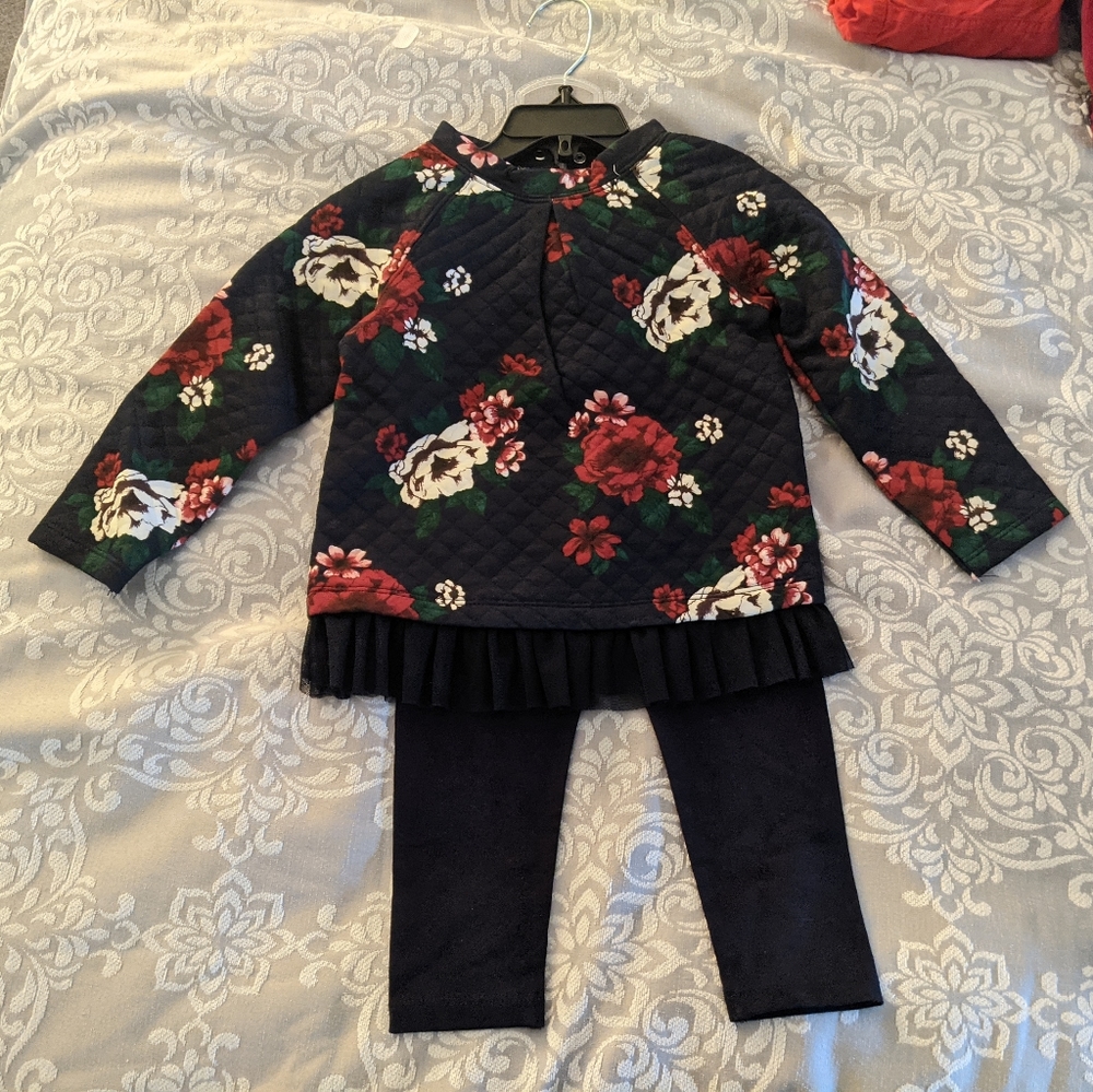 🆕NWT Infant Girls Joe Fresh Outfit, 18-24m